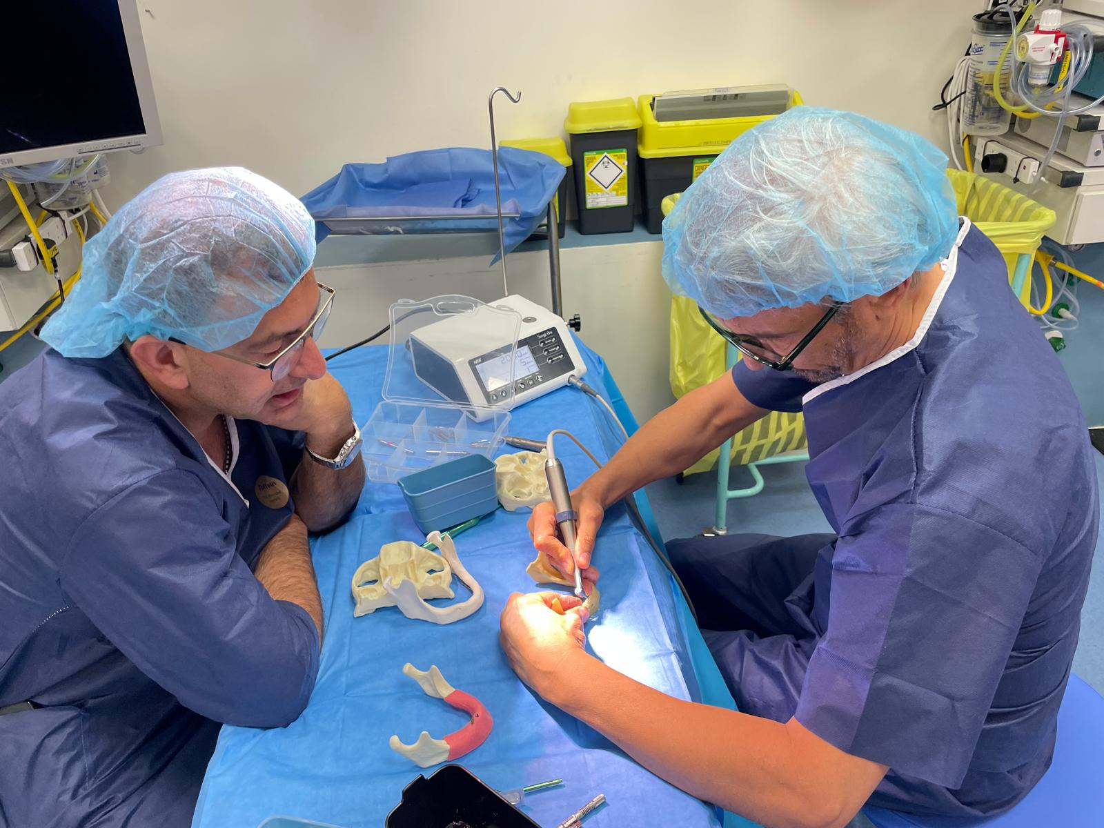 Pterygoid Implant training on Cadavers with Dr Henri Diederich